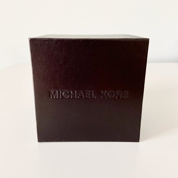 MICHAEL KORS Gold Tone and Pink Leather Watch - Picture 8 of 9